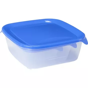 Set de 3 cutii de depozitare alimente dreptunghiulare CURVER Fresh&Go (0,25L + 0,8L + 1,7L) albastru