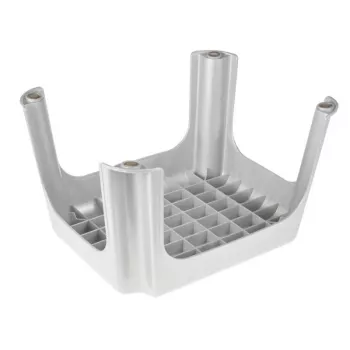 KEEEPER Taburet Tim 36,5 x 30 x 24 cm Argintiu deschis, bambus certificat FSC, capacitate 150 kg