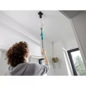 LEIFHEIT Superduster XL Pro Reach Set – 56 cm Electrostatic Dust Mop Head with 43 cm Handle