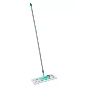 LEIFHEIT Profi XL Micro Duo 42 cm Floor Brush with Foldable Handle