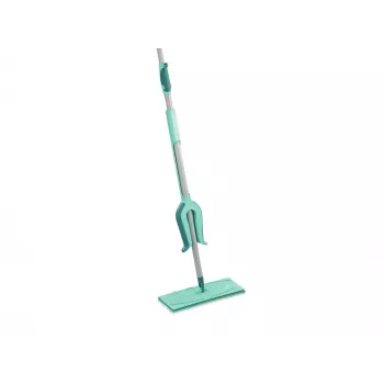 Mop LEIFHEIT Picobello M Micro Duo cu mâner telescopic, lățime de curățare 33 cm, verde/alb