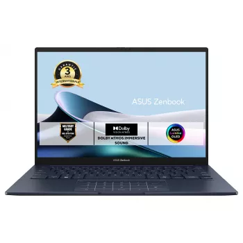 Laptop ASUS Zenbook 14 UX3405CA-ISSQD0X, 14 inch WUXGA OLED, Intel Core Ultra 7 255H, 16 GB LPDDR5x, 512 GB SSD, Windows 11 Pro, tastatură franceză AZERTY