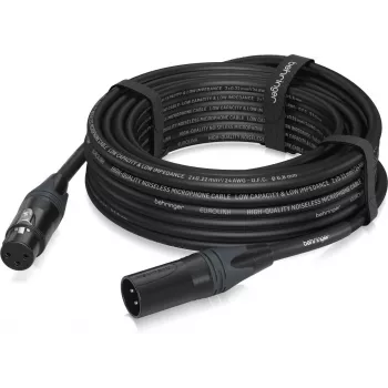 Cablu de microfon Behringer PMC-1000CM XLR mamă la XLR tată 10m negru