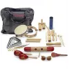 Stagg CPJ 05 Junior Acoustic Drum Set with 5 Drums, Cymbals, Hardware and Stool, Black
