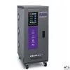 Stabilizator de tensiune cu servomotor trifazat Qoltec 15kVA AVR cu afișaj LCD, precizie ±3%, Expert Line
