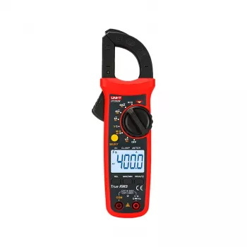 Clește ampermetric digital UNI-T UT202R True RMS 400A tensiune AC/DC rezistență capacitate frecvență temperatură NCV