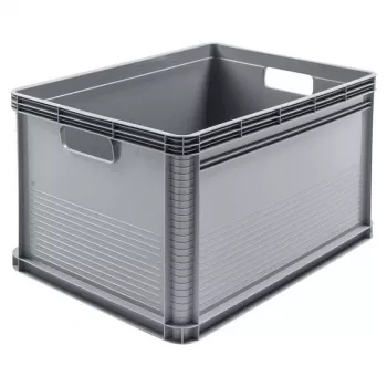 keeeper Robert Cutie de transport 64L pentru sarcini grele, sarcină 60 kg, 600x400x320 mm, Gri