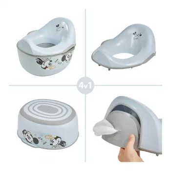 Oligă KEEEPER Potty Luxury 4 în 1 multifuncțională Kasimir Mickey Mouse albastru