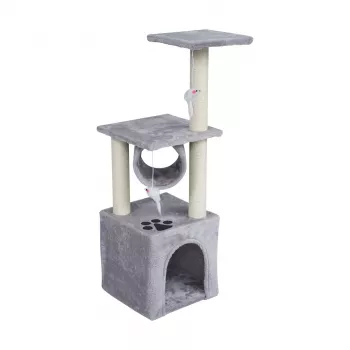REBEL RA-1002 ZOO Scratching post pentru pisici 92 cm Gri