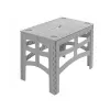 Masă de exterior pliabilă keeeper Timo L, Nordic Grey, 70 x 45 x 55 cm, capacitate de încărcare 80 kg