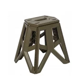 Scaun de camping pliabil KEEEPER Tom, oliv, capacitate de încărcare 120 kg, 29 x 20 x 39 cm