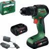 Mașină de găurit cu percuție cu acumulator fără perii Bosch PSB18V-60 18V cu 2 acumulatori de 2,5Ah și încărcător în valiză