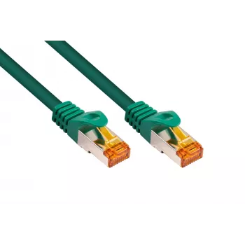 KABELMEISTER Cablu patch Cat.7 S/FTP, RJ45, 10m, Verde, manta TPE fără halogen, 10 Gbps
