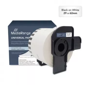 Etichete termice directe compatibile MediaRange DK-11209 29x62mm 800 etichete albe