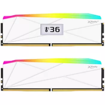 Kit de memorie desktop V-Color Manta XFinity+ aRGB 32GB (2x16GB) DDR5-6400 CL32 alb