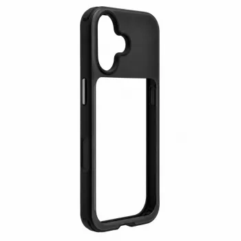 Evelatus Apple iPhone 17 LiveCase husă hibridă cu suport PC+TPU negru