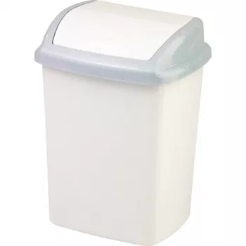 Coș de gunoi CURVER Dominik 25L, gri, 36,5 x 29,1 x 48 cm