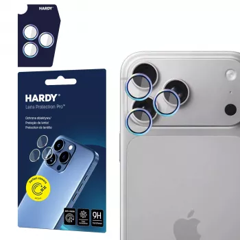 Protecție obiectiv cameră 3MK PROTECTION HARDY Lens Protection Pro Rainbow pentru Apple iPhone 18 Pro / 18 Pro Max