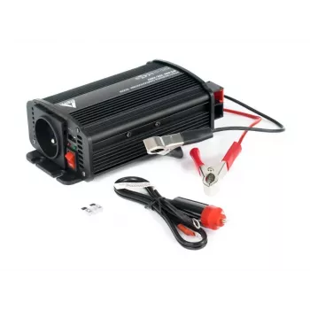 Invertor de tensiune AZO Digital IPS-800U 800W 12V la 230V cu undă sinusoidală modificată și USB
