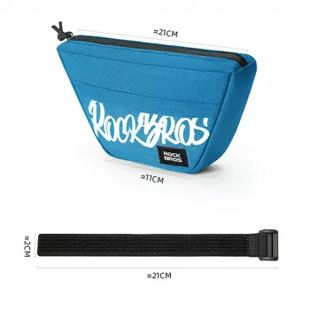 Geantă trapezoidală de ghidon Rockbros G011 Flash Journey 0,7L, albastru