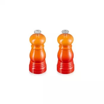 Le Creuset Salt and Pepper Grinder Set 11 cm Volcanic Orange