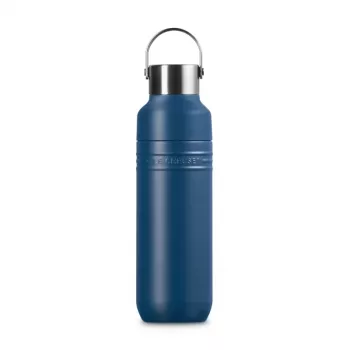 Sticlă termică LE CREUSET ON THE GO 500 ml, albastru
