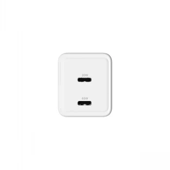 Încărcător de perete GRATEQ OLOS 65W GaN dual USB-C PD PPS