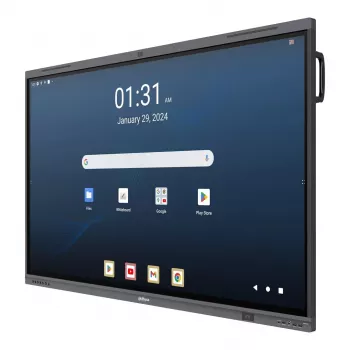 Dahua DHI-LPH65-MC480-U 65 inch 4K Interactive Touch Display with Android, EDLA Certified, 40-Point IR Touch, 48MP Camera, 8-Array Mic, Wi-Fi 6, 8GB RAM, 128GB Storage