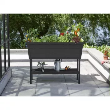 Strat de grădină înălțat KETER Alfresco 110L, gri
