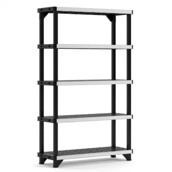 KETER Raft cu 5 niveluri Fused 122,1x45,7x197,2cm negru