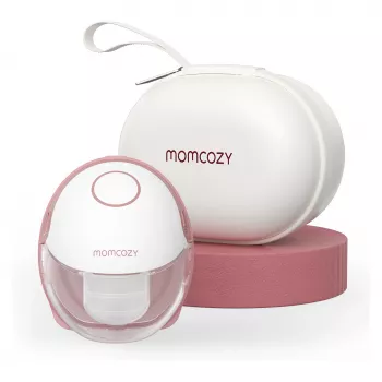 Pompă de sânge hands-free Momcozy M6, roșu