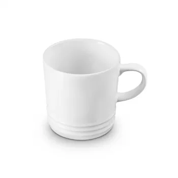 Cană din gresie LE CREUSET 350 ml alb