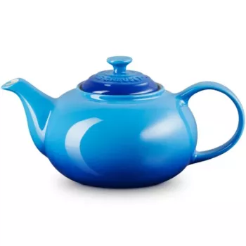 Fierbător din gresie Le Creuset 1,3L albastru