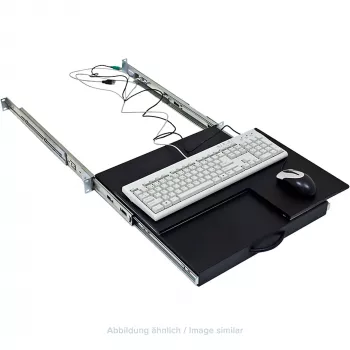 Triton RAB-UP-X40-A1 19 inch Keyboard and Mouse Slide with Telescopic Rails, 1.5U