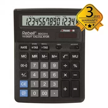 Calculator de birou Rebell BDC514, 14 cifre