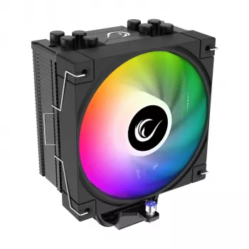 Cooler CPU cu aer Rampage RM-C180 FROSTY ARGB 120mm, 180W TDP, negru