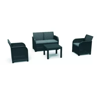Set de mobilier de grădină KETER Rosalie cu masă Classic gri