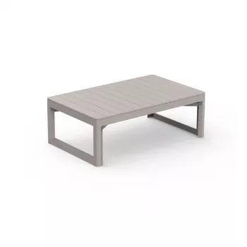 Masă de grădină KETER Lyon Table Rezolith (2 configurații), bej