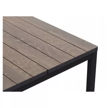 Masă de grădină KETER Deco Porto Nova 200, nuc/negru