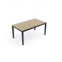 Masă de grădină KETER Deco Corale 160, aspect teak/gri