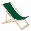 Șezlong clasic din lemn de fag GreenBlue GB183, verde închis