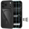 TECH-PROTECT MAGONE MAGSAFE CC + GLASS 2-PACK pentru iPhone 17 Pro / 18 Pro, negru/transparent