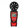 Anemometru digital HABOTEST HT625B cu USB, măsurare viteza vântului/temperatură/volum de aer, LCD iluminat, senzor extern cu elice