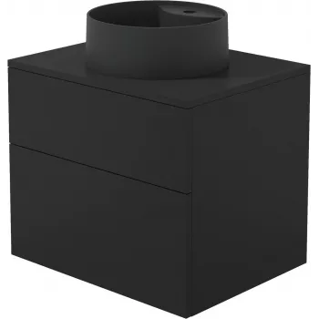 Corp de mobilier suspendat pentru lavoar DEANTE SDNB6SNU4B cu bazin din granit integrat 360 mm, alb