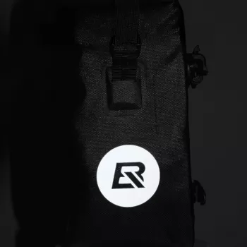Geantă de bicicletă Rockbros AS-003-1BK, impermeabilă, cu curea de umăr, montaj față/spate, 10-14 l - neagră