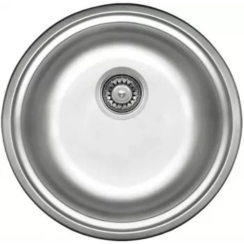 Chiuvetă de bucătărie DEANTE ZHC 0803 cu 1 cuvă din oțel inoxidabil satinat, cu scurgător, încorporată