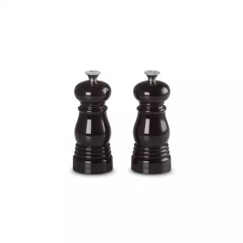 Set de râșnițe pentru sare și piper Le Creuset 11 cm, negru