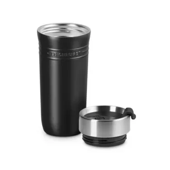 Cană termică LE CREUSET ON THE GO 350 ml negru mat