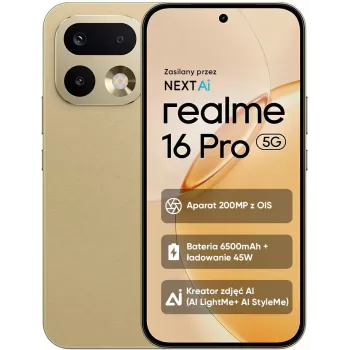 Smartphone realme 16 Pro 5G 8/512GB Master Gold
