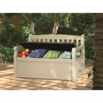 KETER bancă de depozitare Eden bancă de grădină 265L bej